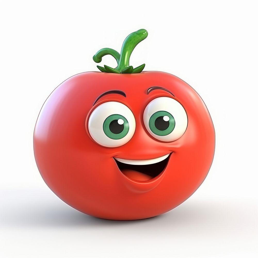 Tomato vegetable cartoon fruit. 