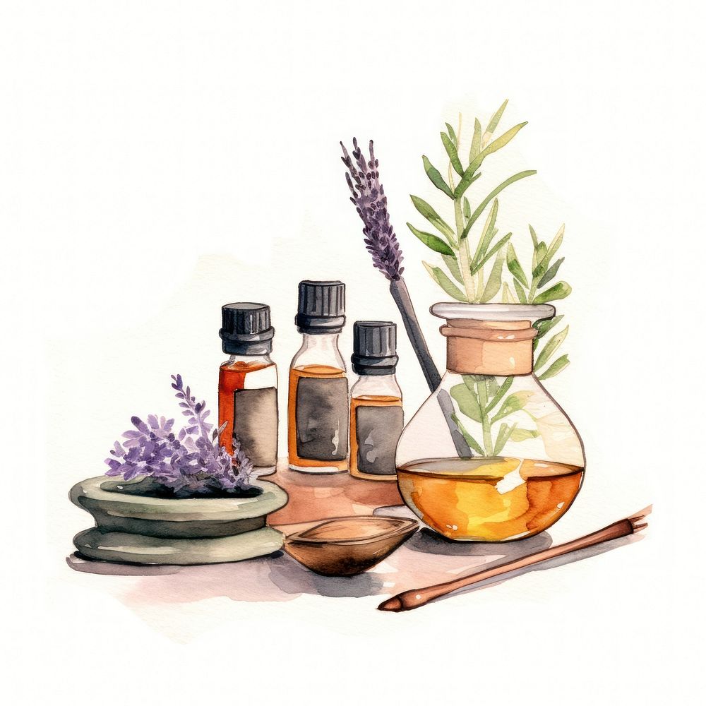 Lavender therapy plant herbs. AI generated Image by rawpixel.