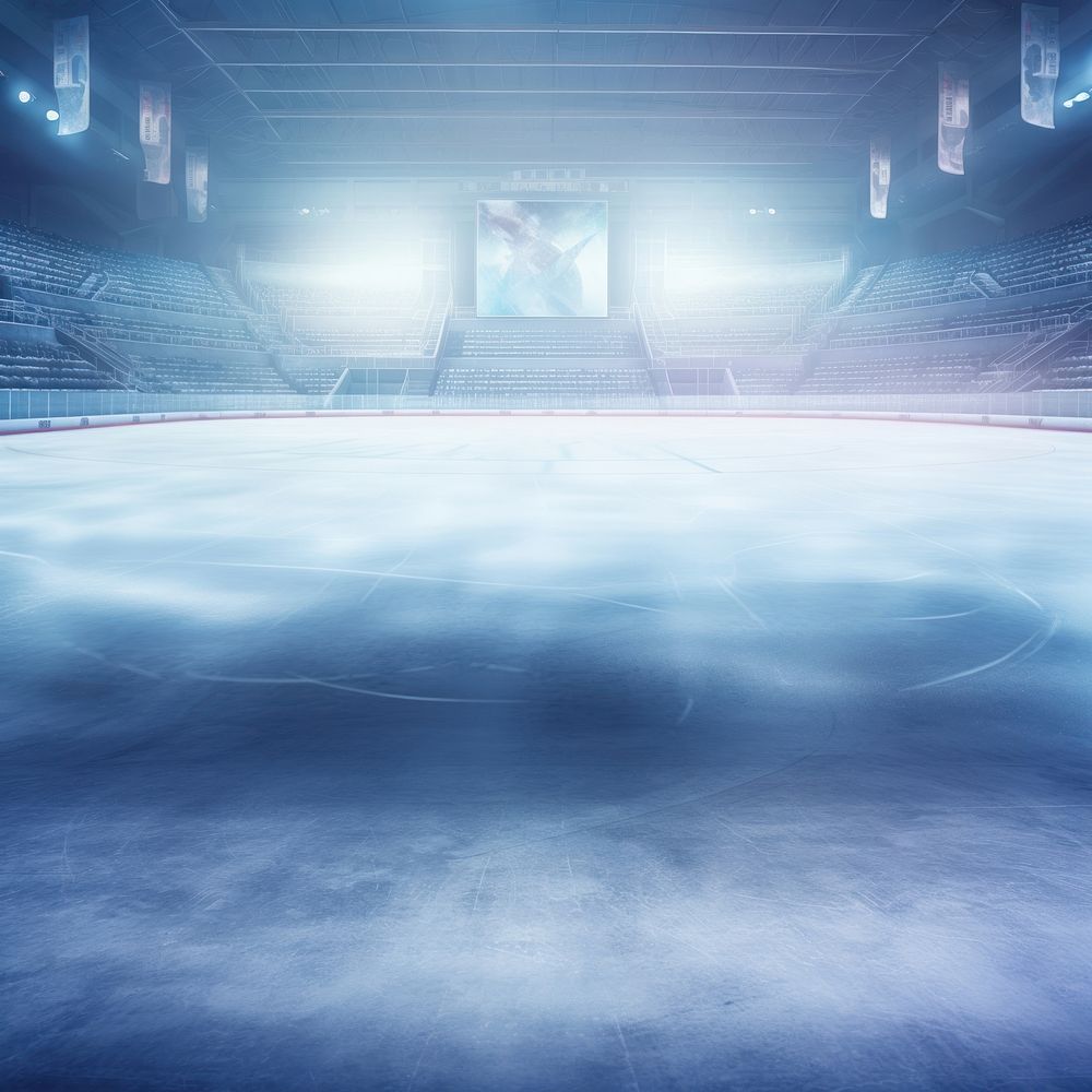 Sports rink ice architecture. AI generated Image by rawpixel.