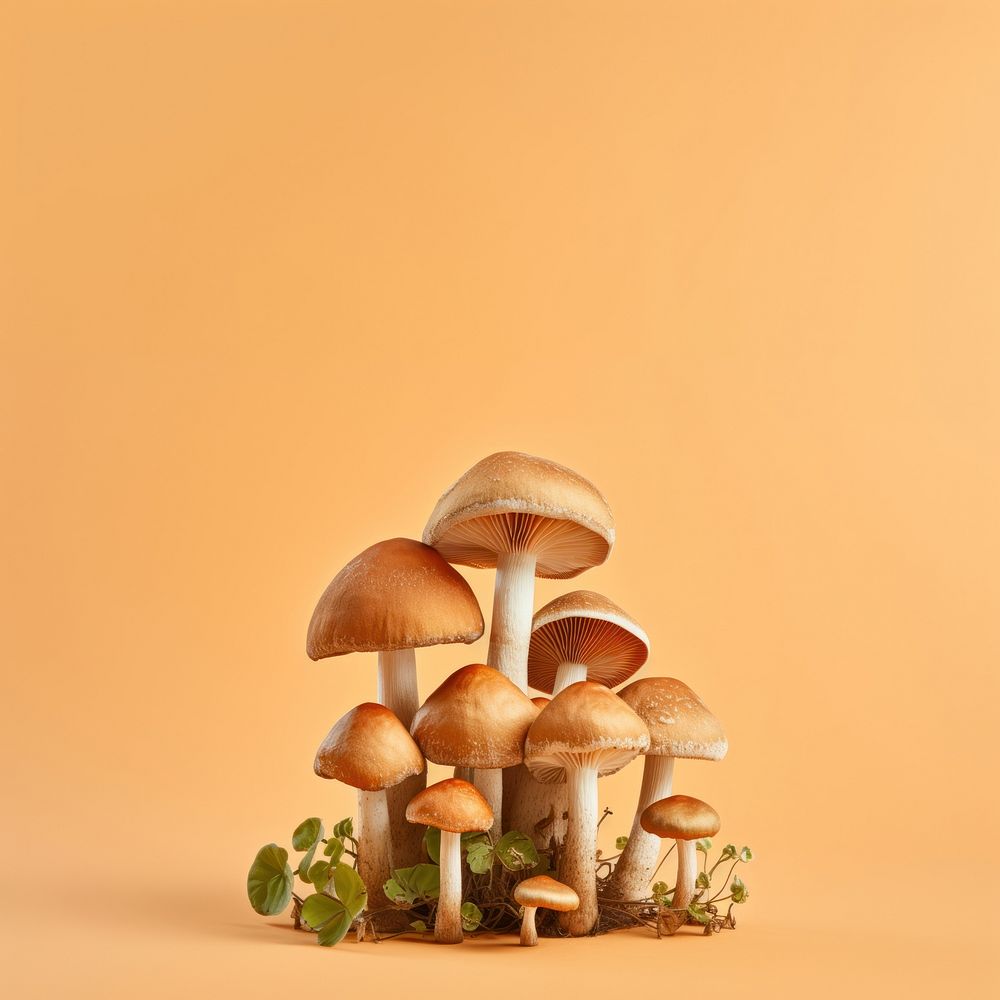 Mushroom fungus autumn plant. AI generated Image by rawpixel.