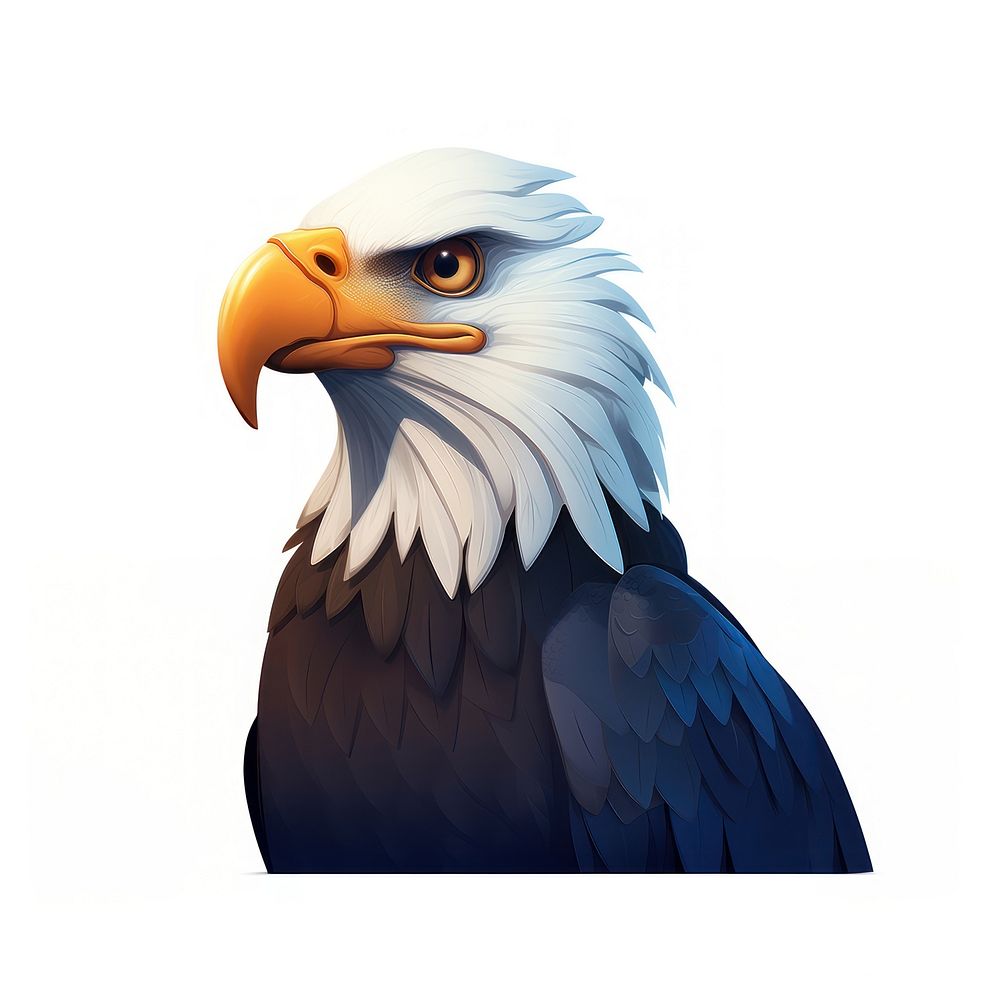 Cartoon animal eagle bird. AI generated Image by rawpixel.