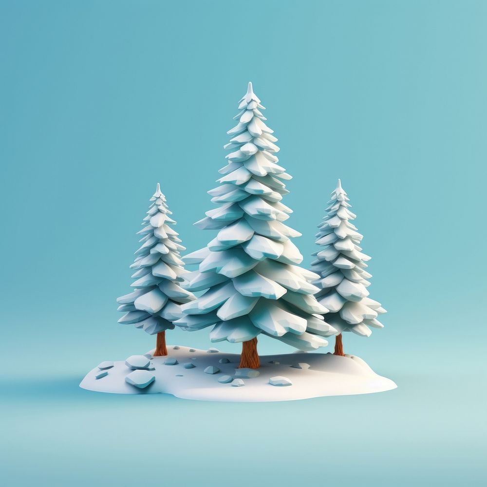 Tree christmas outdoors winter. AI generated Image by rawpixel.
