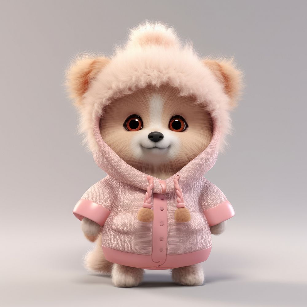 Winter doll cute toy. AI generated Image by rawpixel.