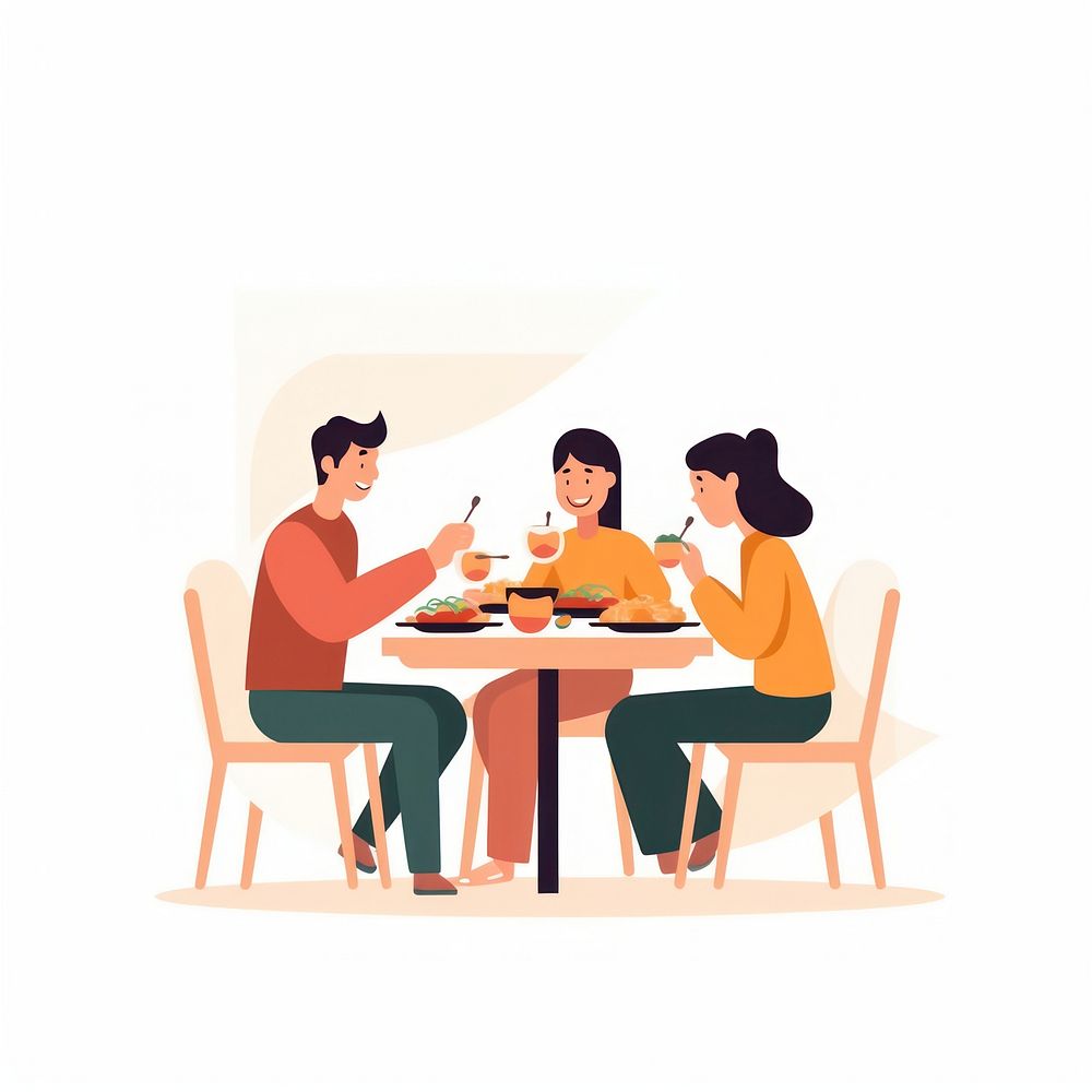 Restaurant furniture cafeteria eating. AI generated Image by rawpixel.