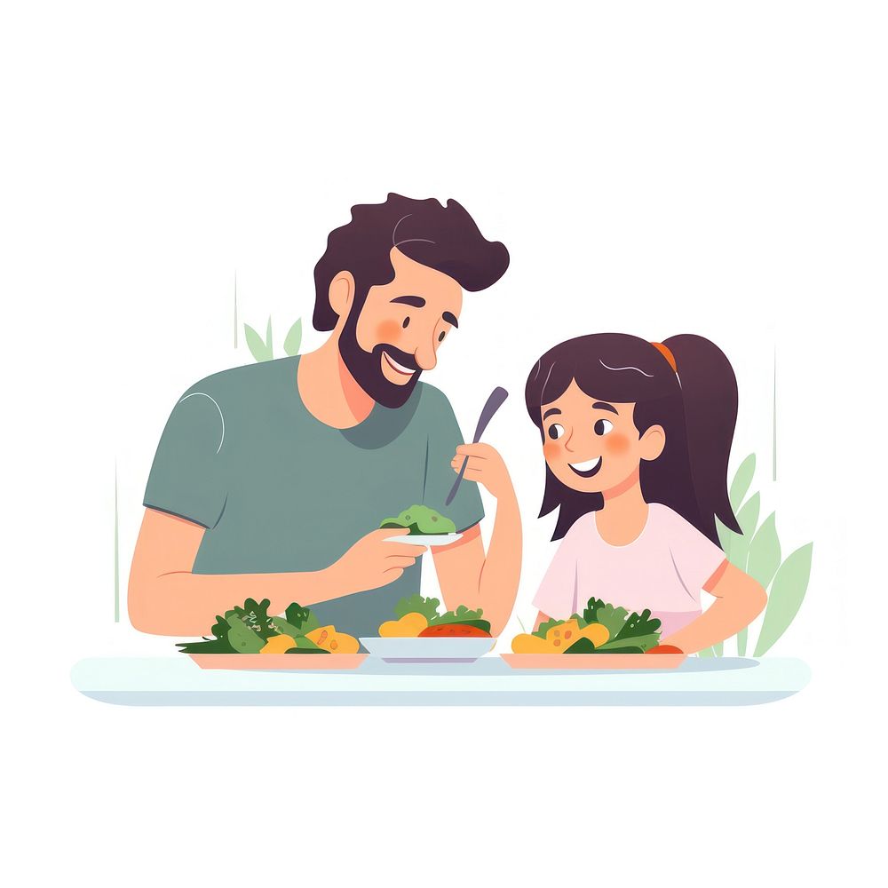 Eating adult food meal. AI generated Image by rawpixel.