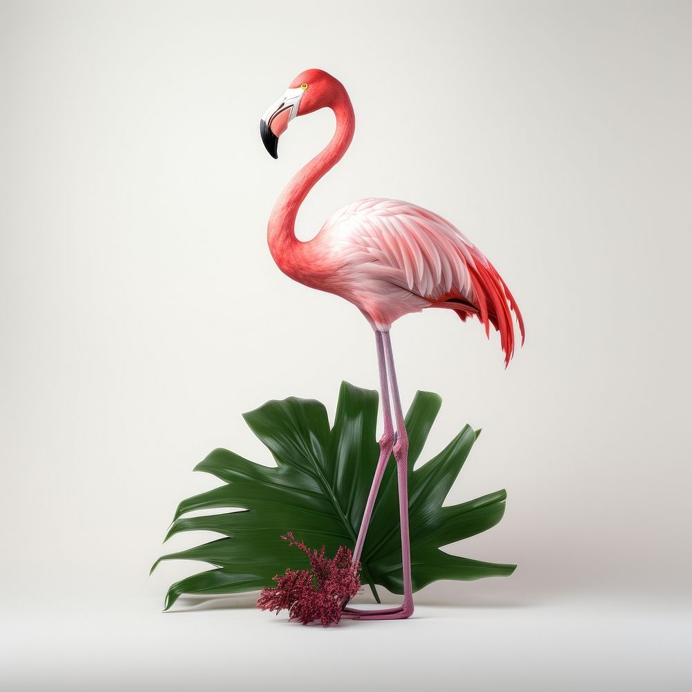 Flamingo animal bird representation. 