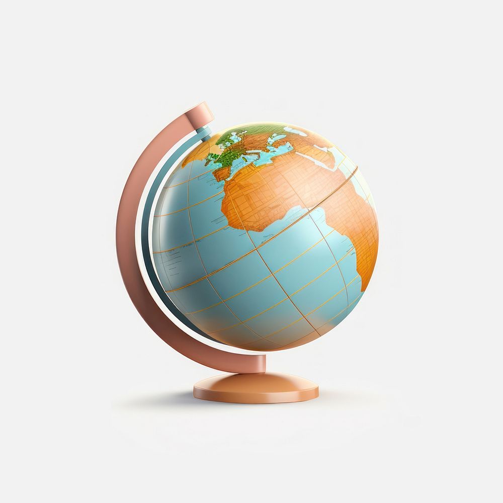 Globe sphere planet technology. AI generated Image by rawpixel.