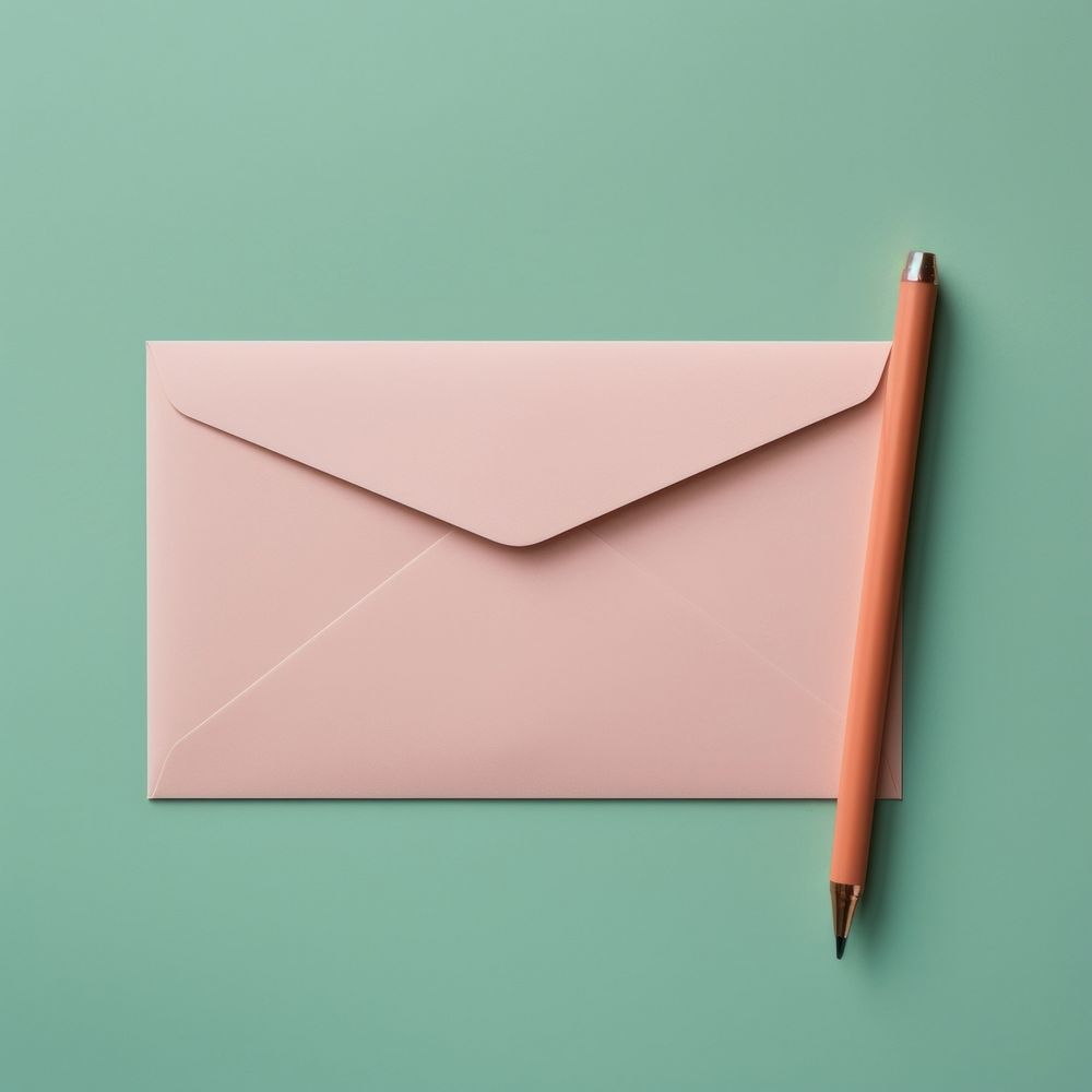 Envelope paper pen correspondence. AI generated Image by rawpixel.