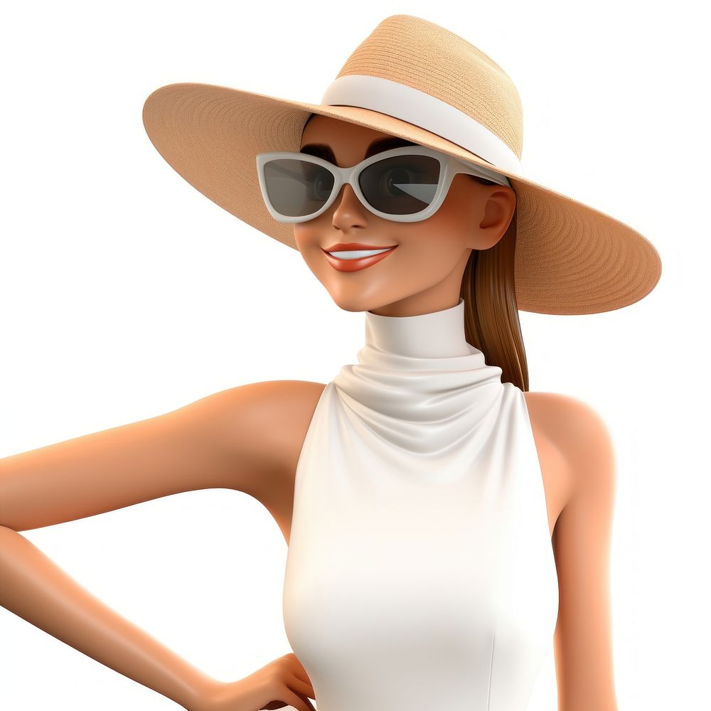 Sunglasses smiling adult woman. AI generated Image by rawpixel.