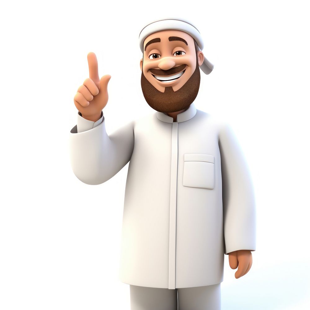 Smiling cartoon adult human. AI generated Image by rawpixel.