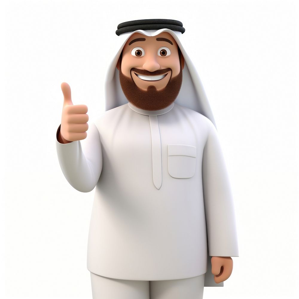Smiling cartoon adult human. AI generated Image by rawpixel.