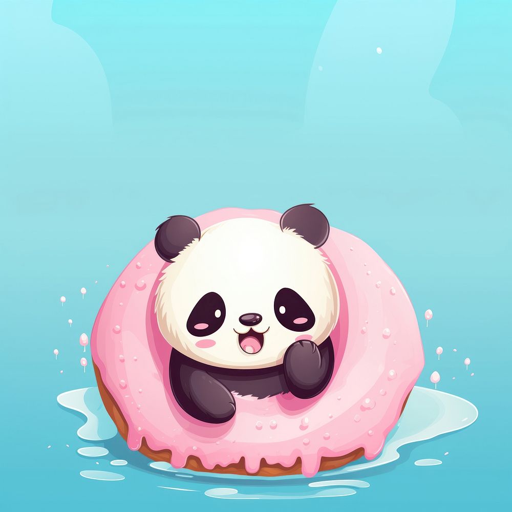 Mammal cute bear confectionery. AI generated Image by rawpixel.