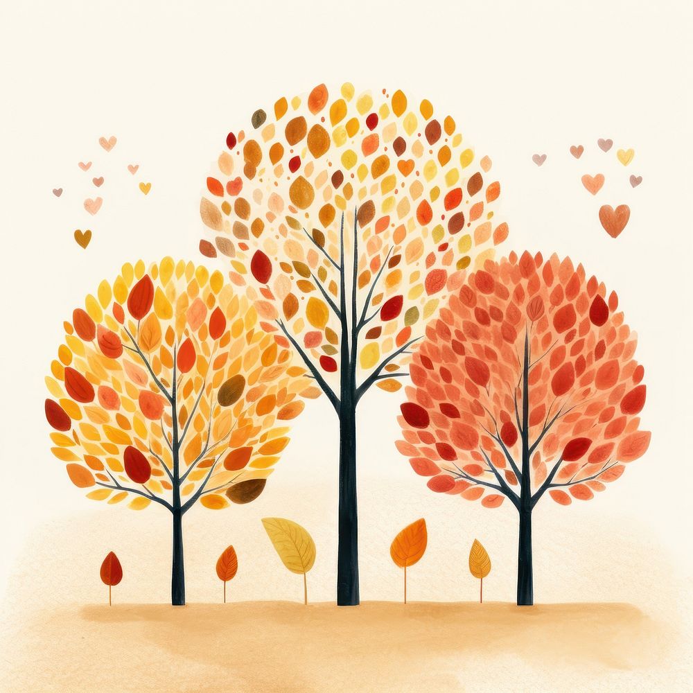 Autumn tree celebration creativity. AI generated Image by rawpixel.