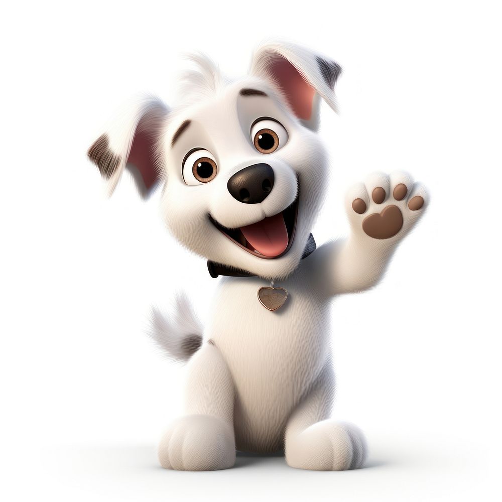 Mammal animal white dog. AI generated Image by rawpixel.