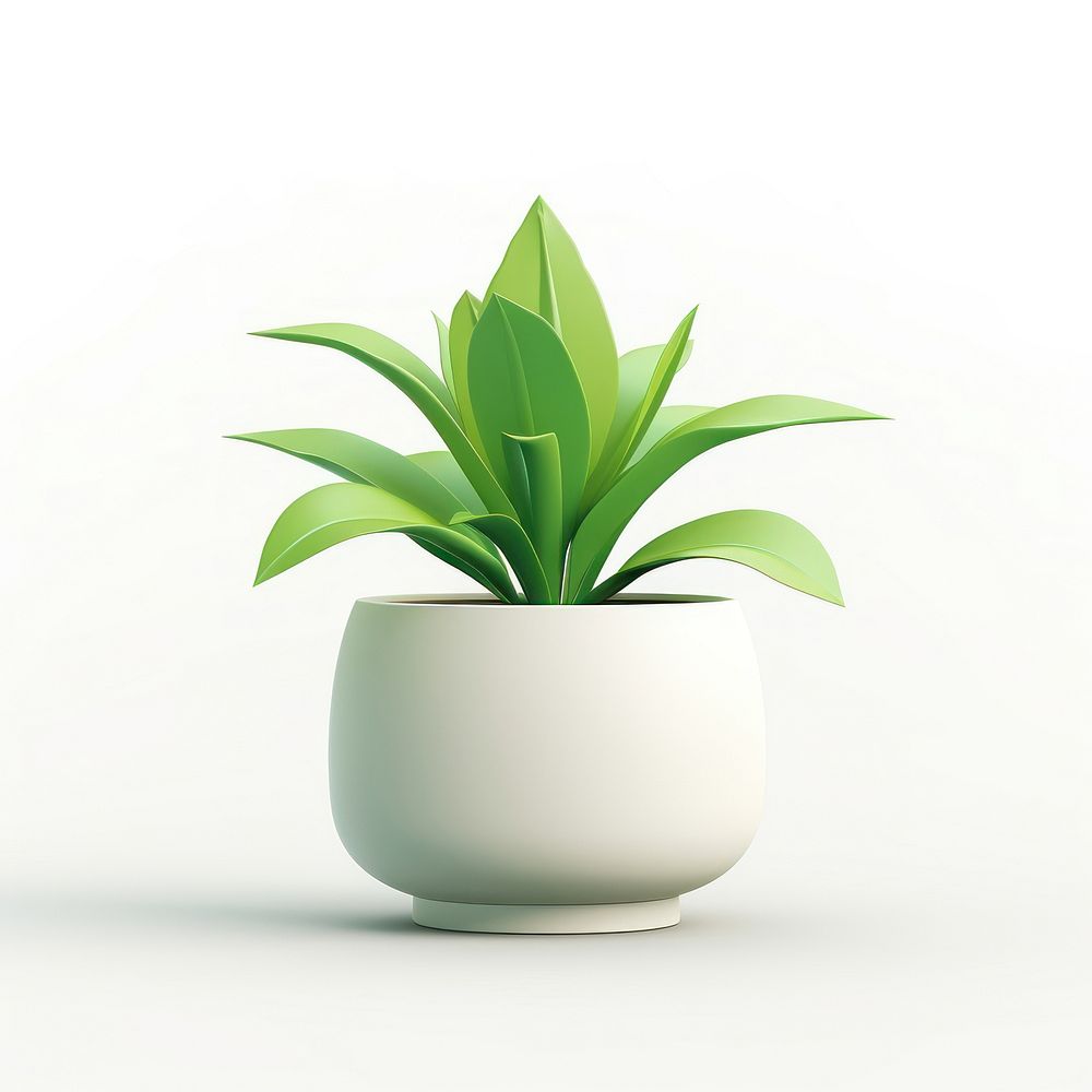 Plant houseplant leaf vase. AI generated Image by rawpixel.