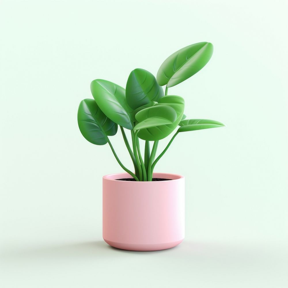 Plant houseplant flower leaf. AI generated Image by rawpixel.