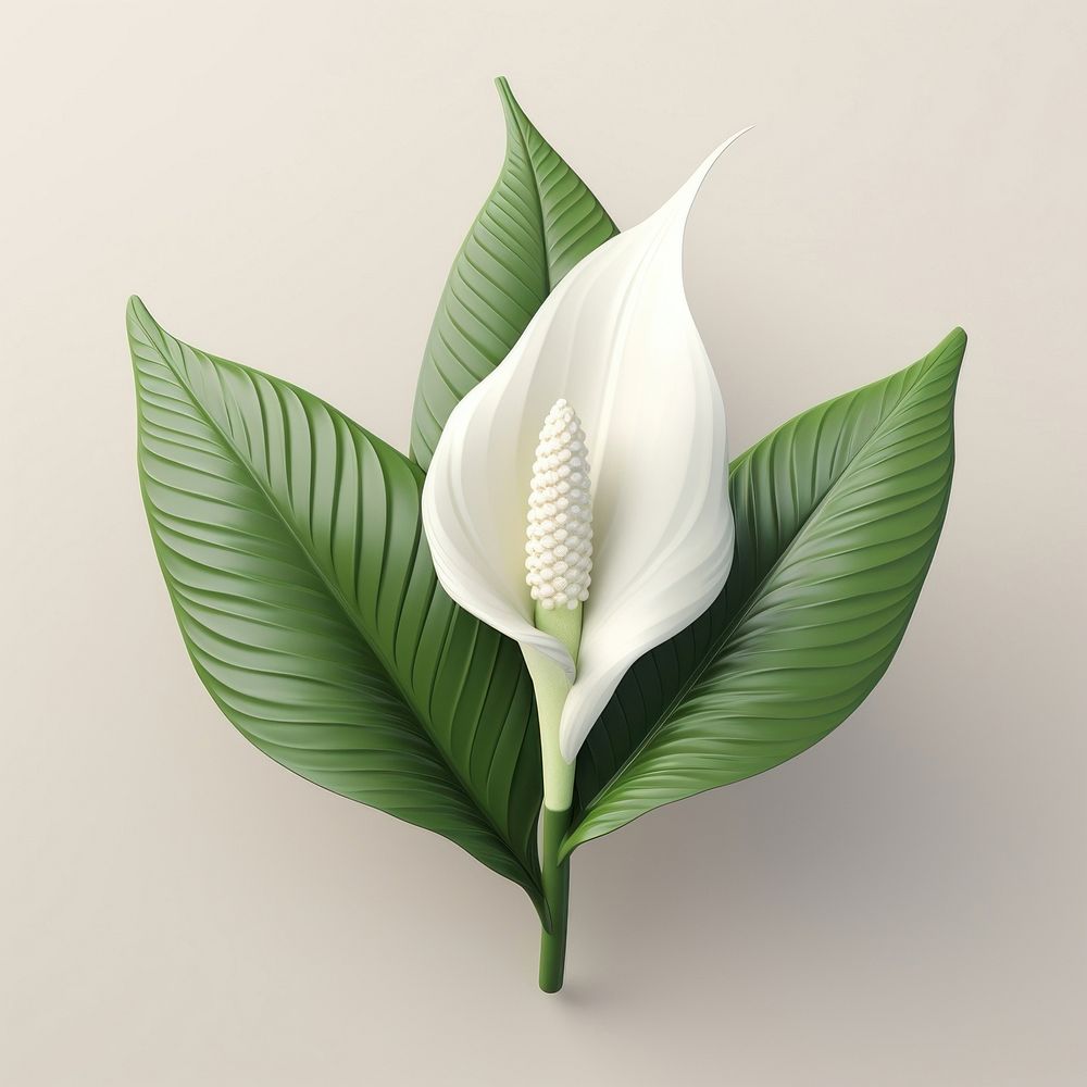 Flower plant leaf freshness. AI generated Image by rawpixel.
