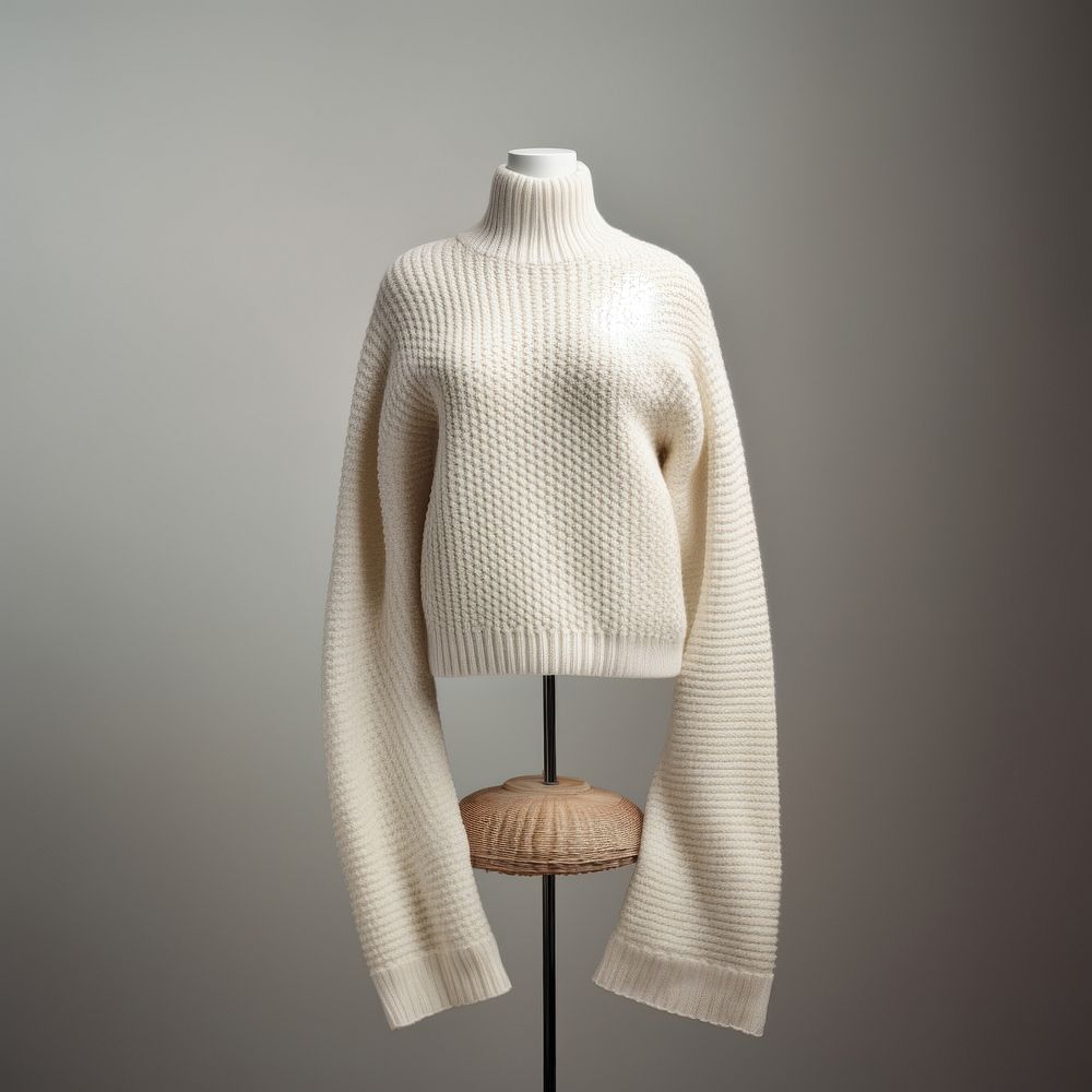 Sweater mannequin white coathanger. 