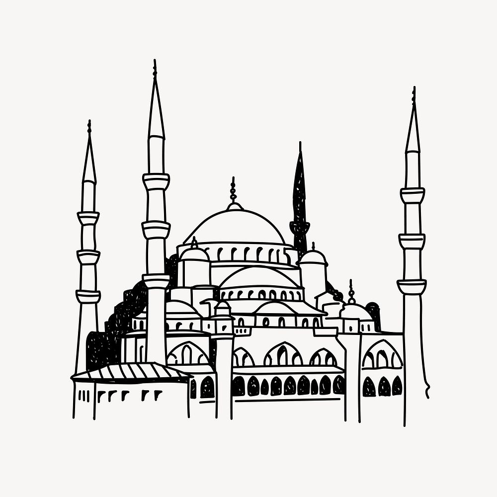 Mosque Drawing