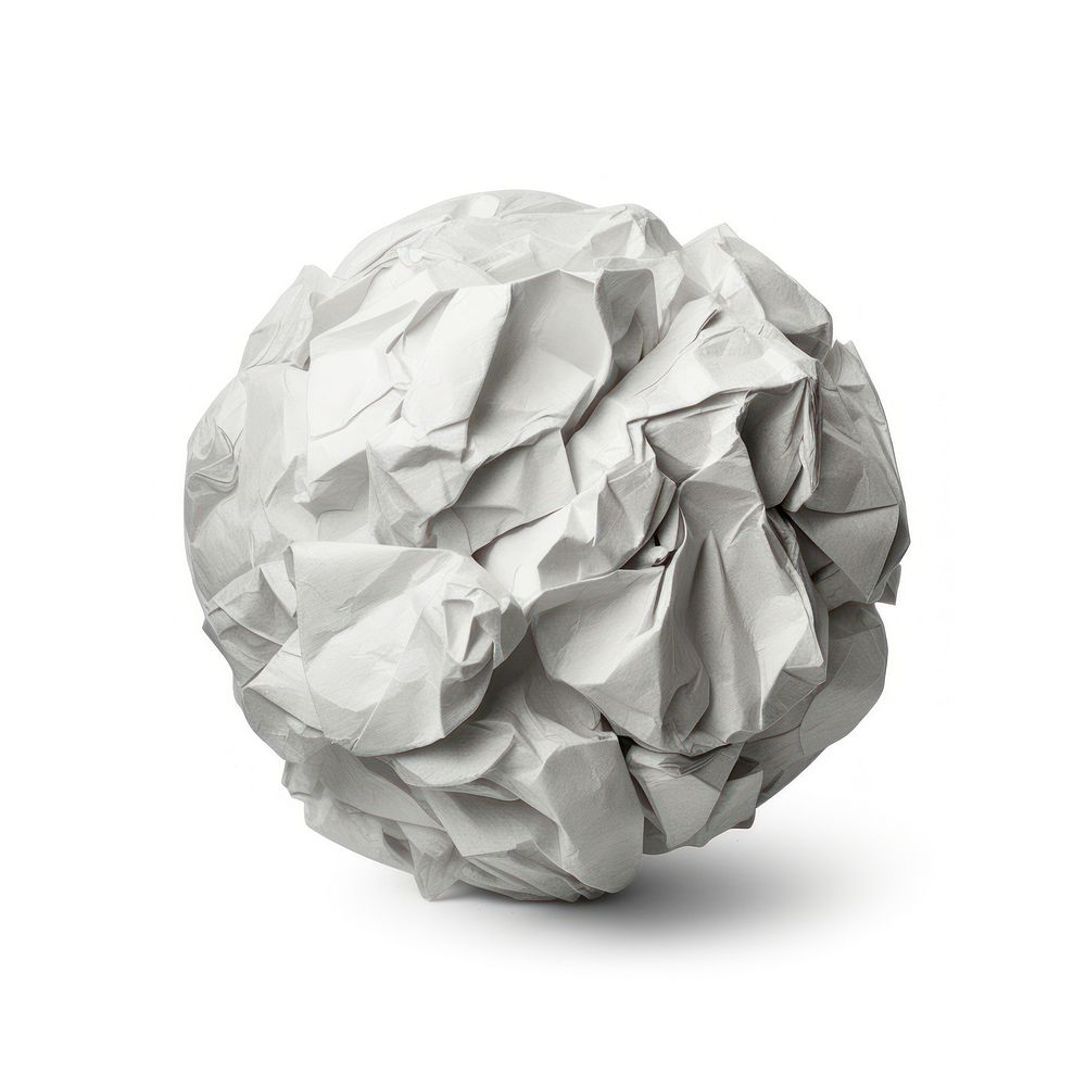 Paper crumpled origami sphere. AI generated Image by rawpixel.