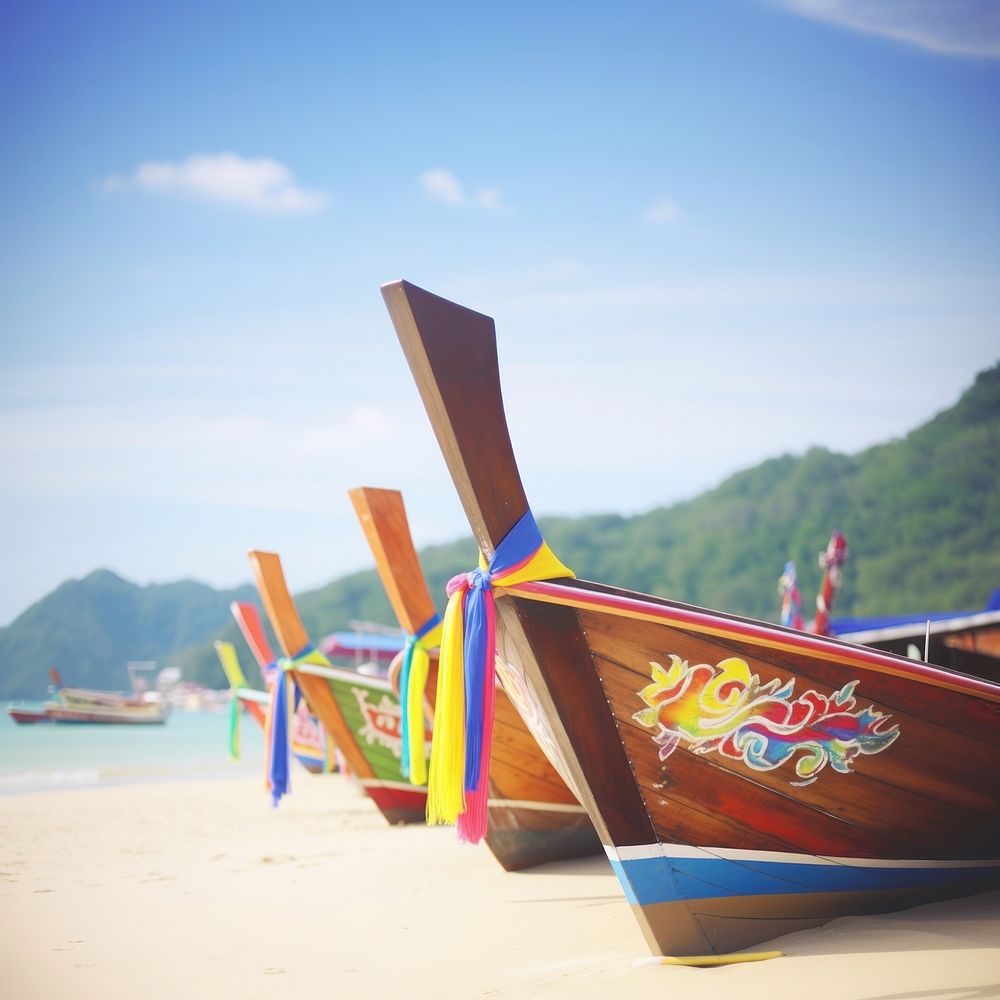 Beach boat watercraft outdoors. 