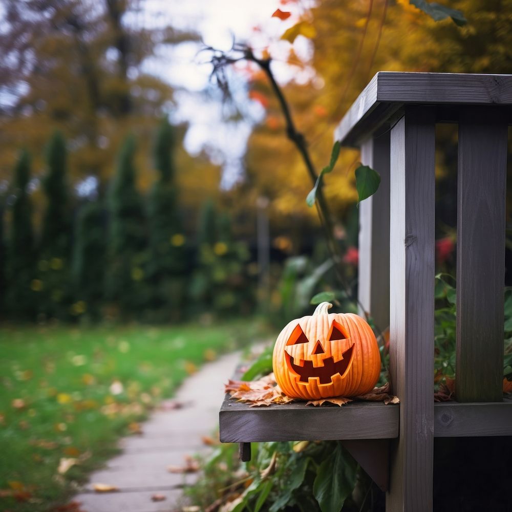 Halloween decoration halloween anthropomorphic jack-o'-lantern. 