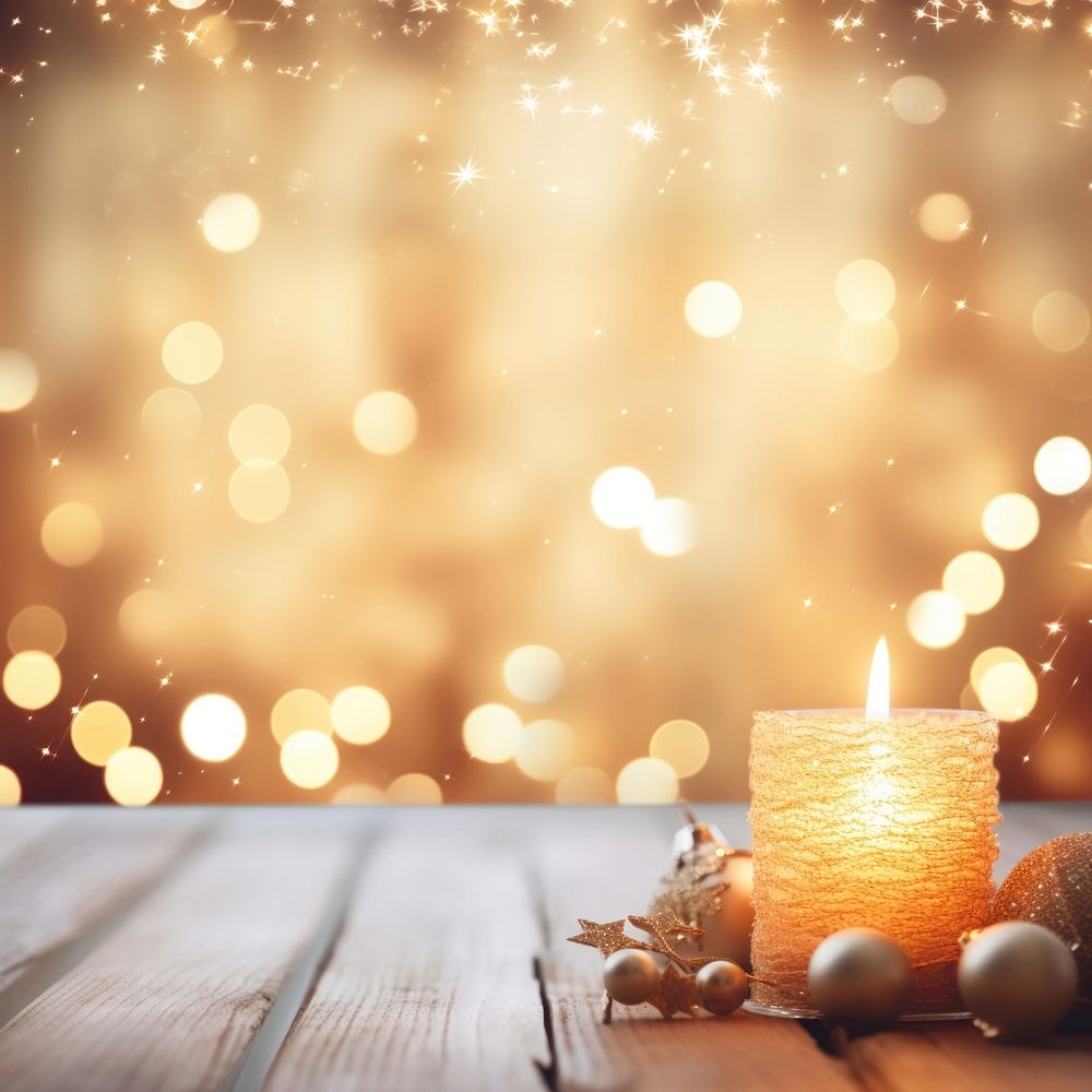 Christmas christmas lighting candle. AI generated Image by rawpixel.