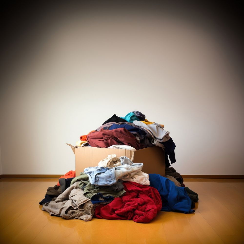 Clothing donation laundry room variation. AI generated Image by rawpixel.