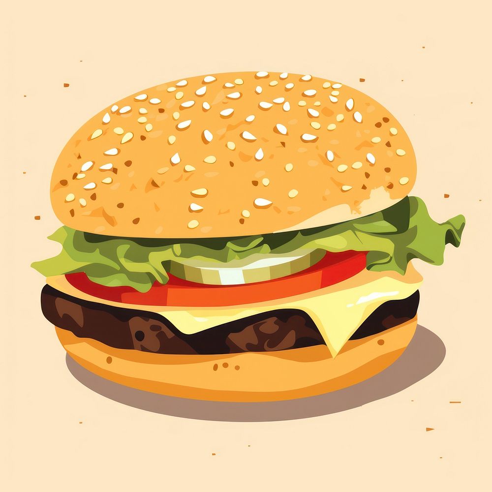 Hamburger food hamburger fast food. 
