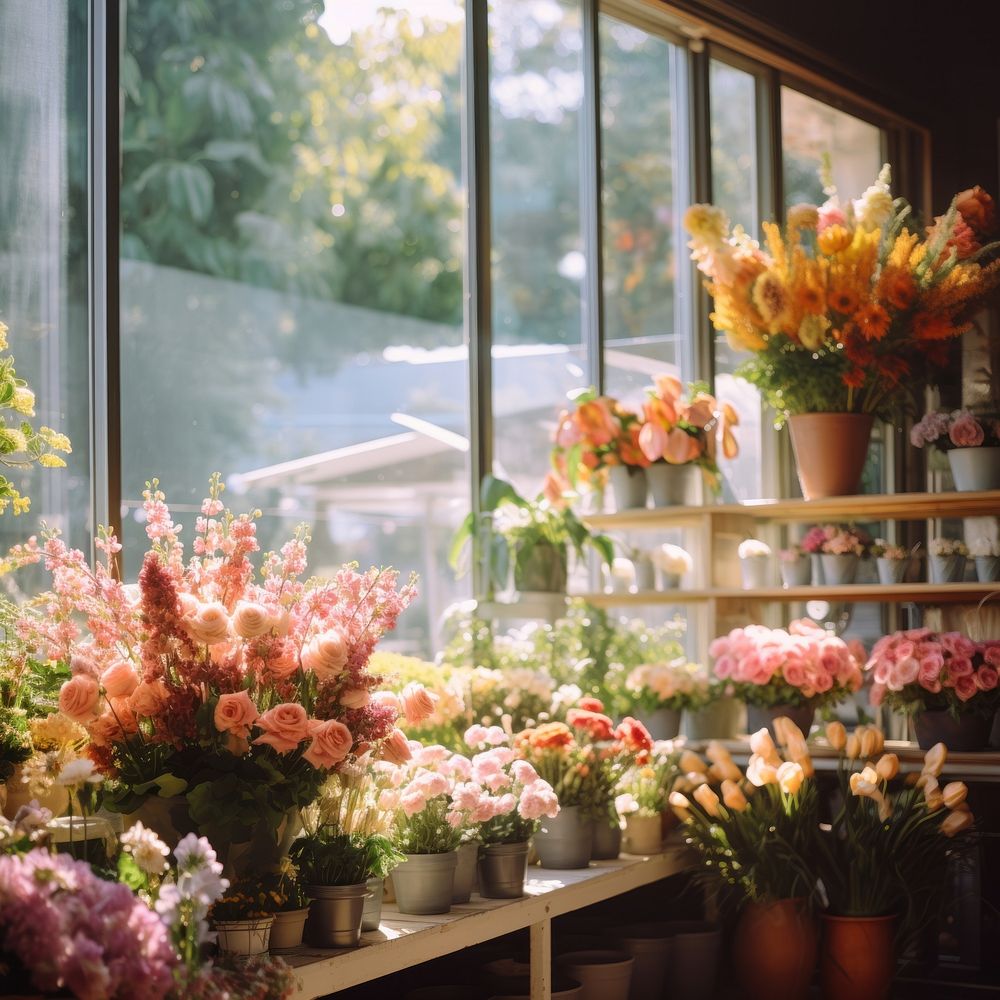 Flower window plant architecture. 