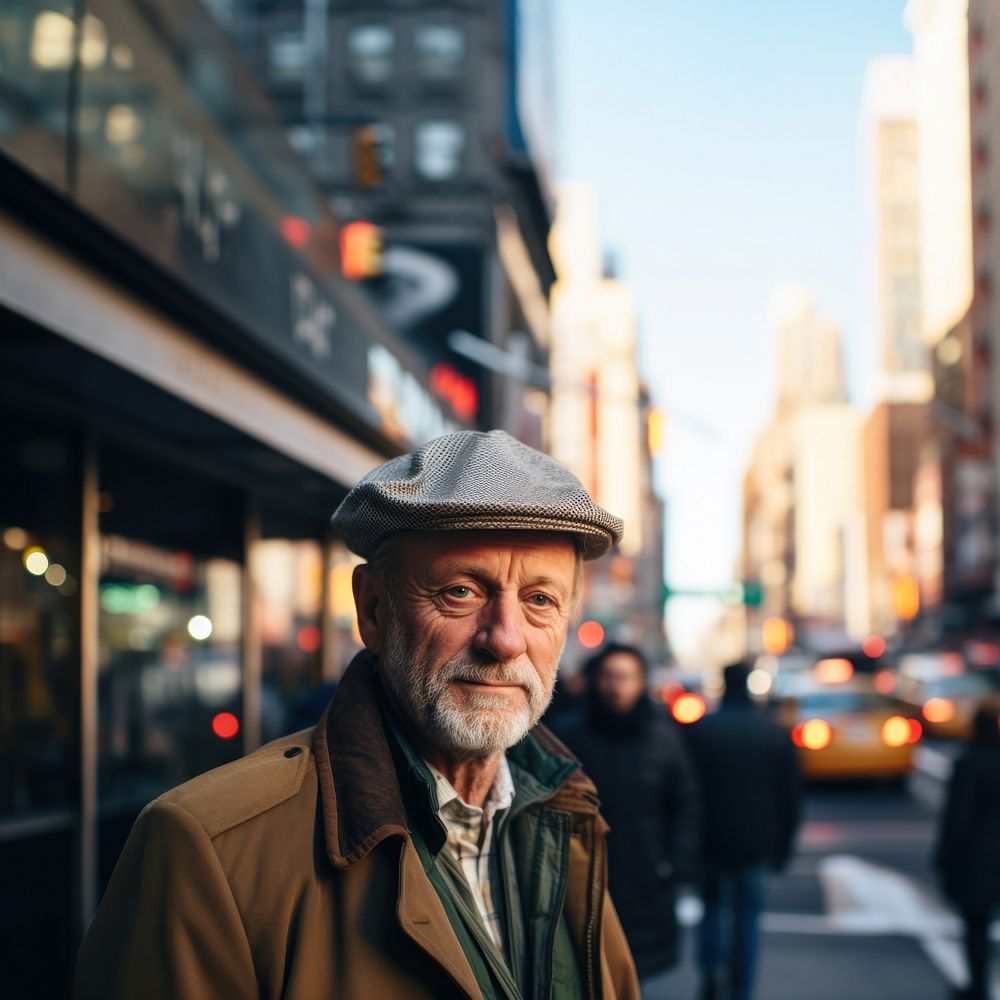 City portrait street adult. AI generated Image by rawpixel.