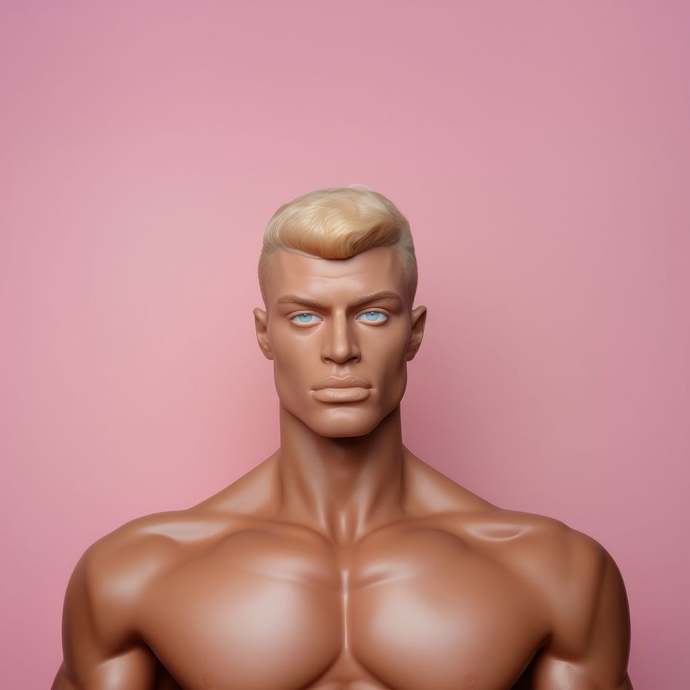 Men rubber doll portrait adult photo. AI generated Image by rawpixel.