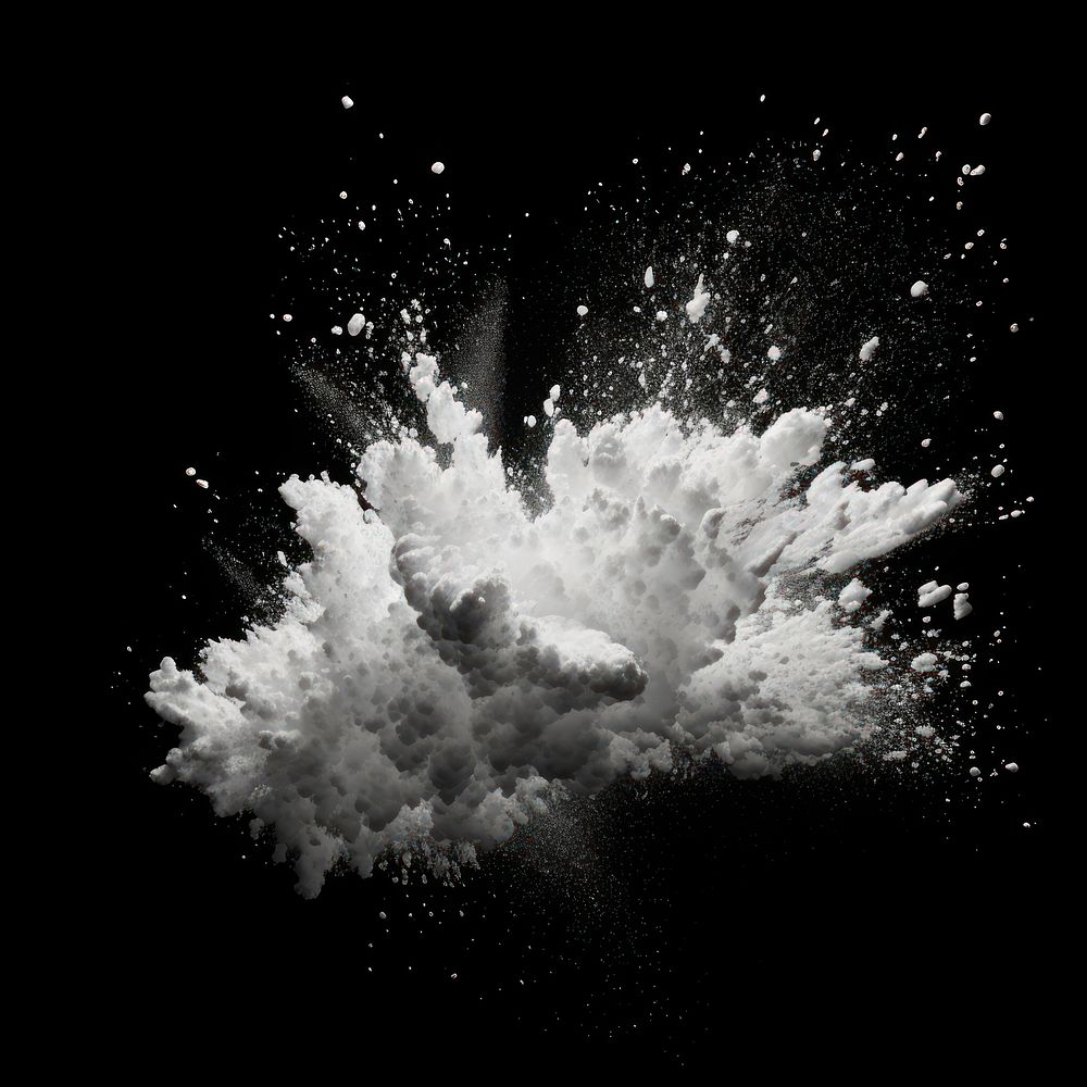 Exploding white powder effect AI | Premium Photo - rawpixel