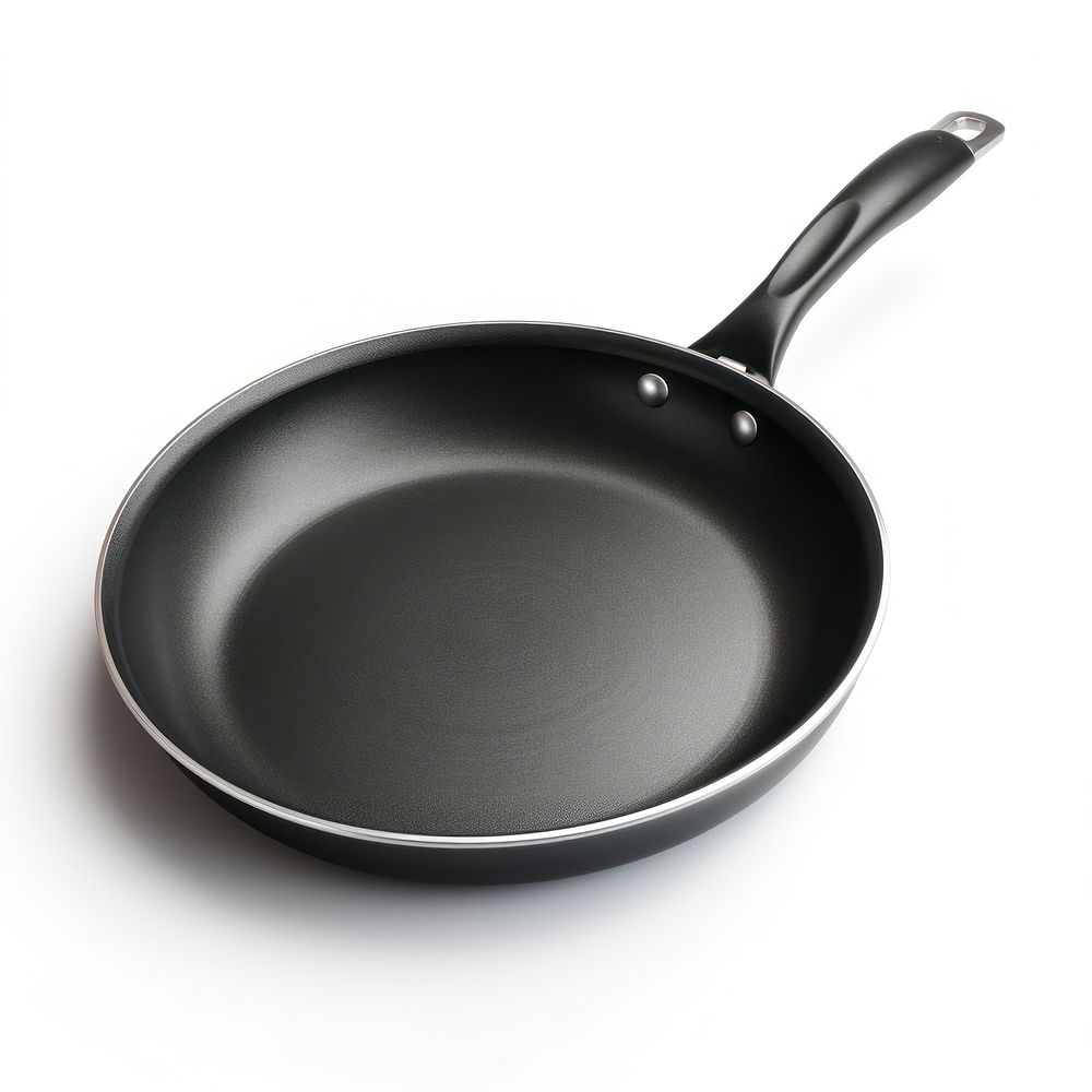 Teflon pan wok white background simplicity. 