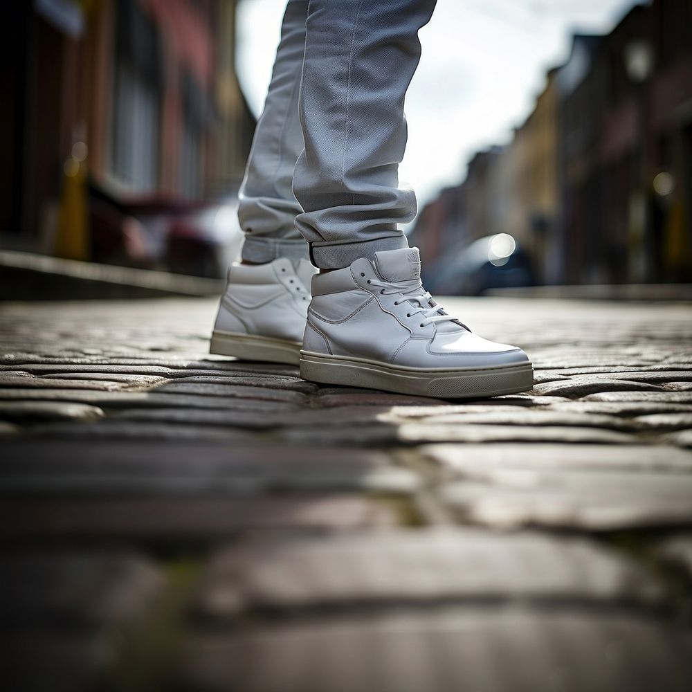 Sneakers street footwear white. 