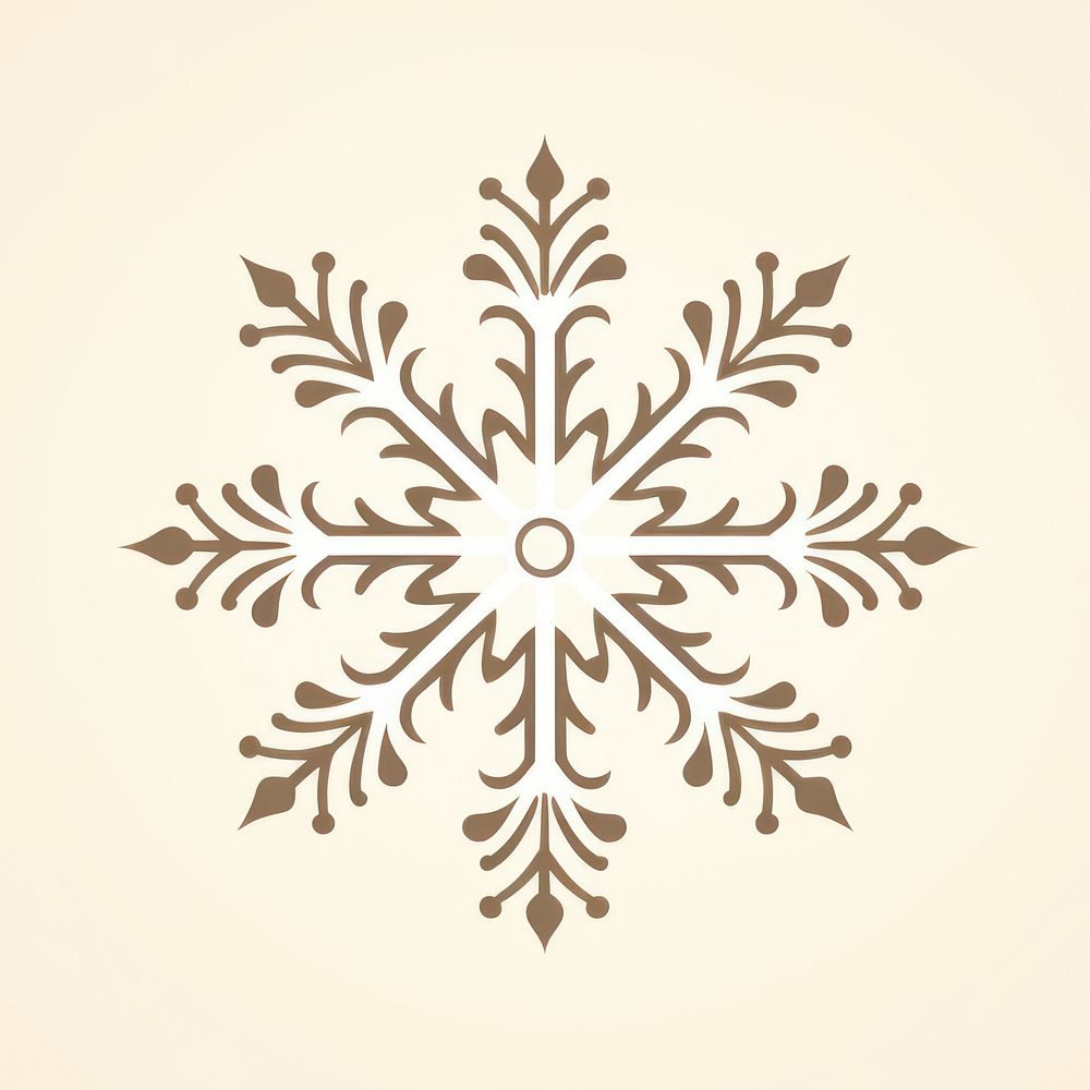 Snowflake pattern creativity decoration. 