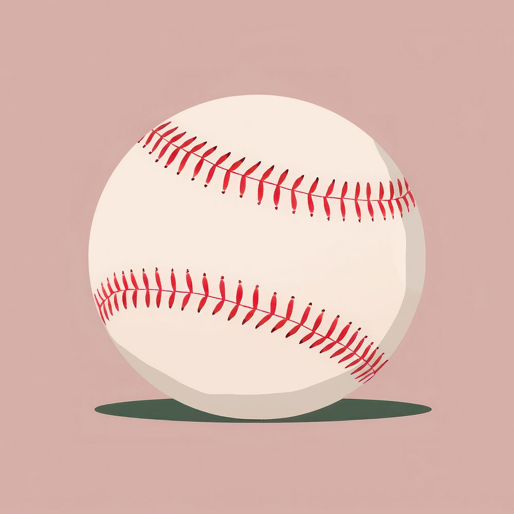 Baseball sports softball circle. AI generated Image by rawpixel.