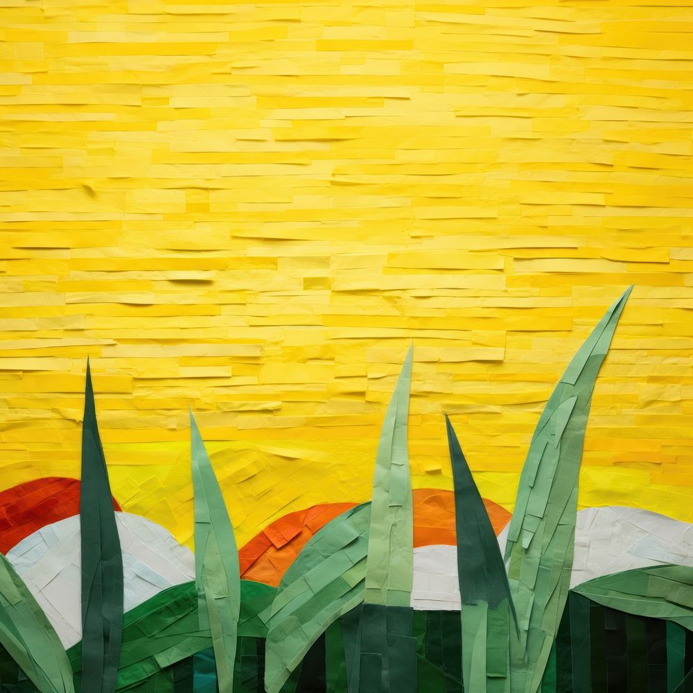 Corn farm art backgrounds painting. AI generated Image by rawpixel.