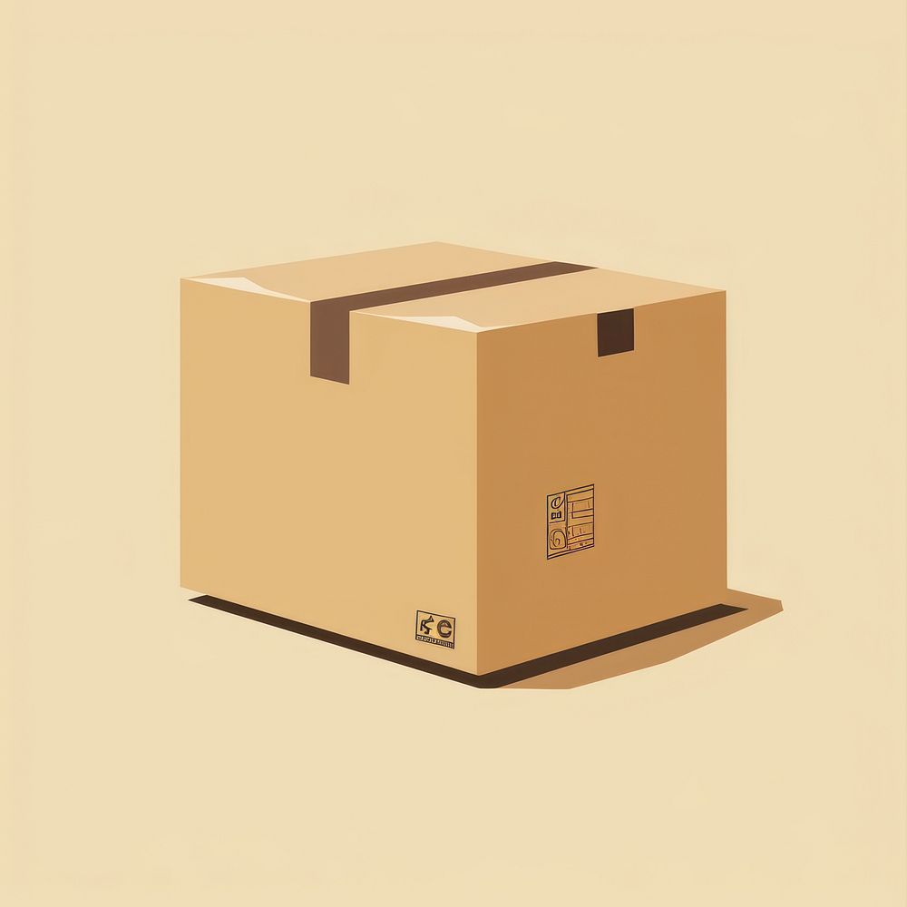 Delivery box cardboard carton delivering. AI generated Image by rawpixel.