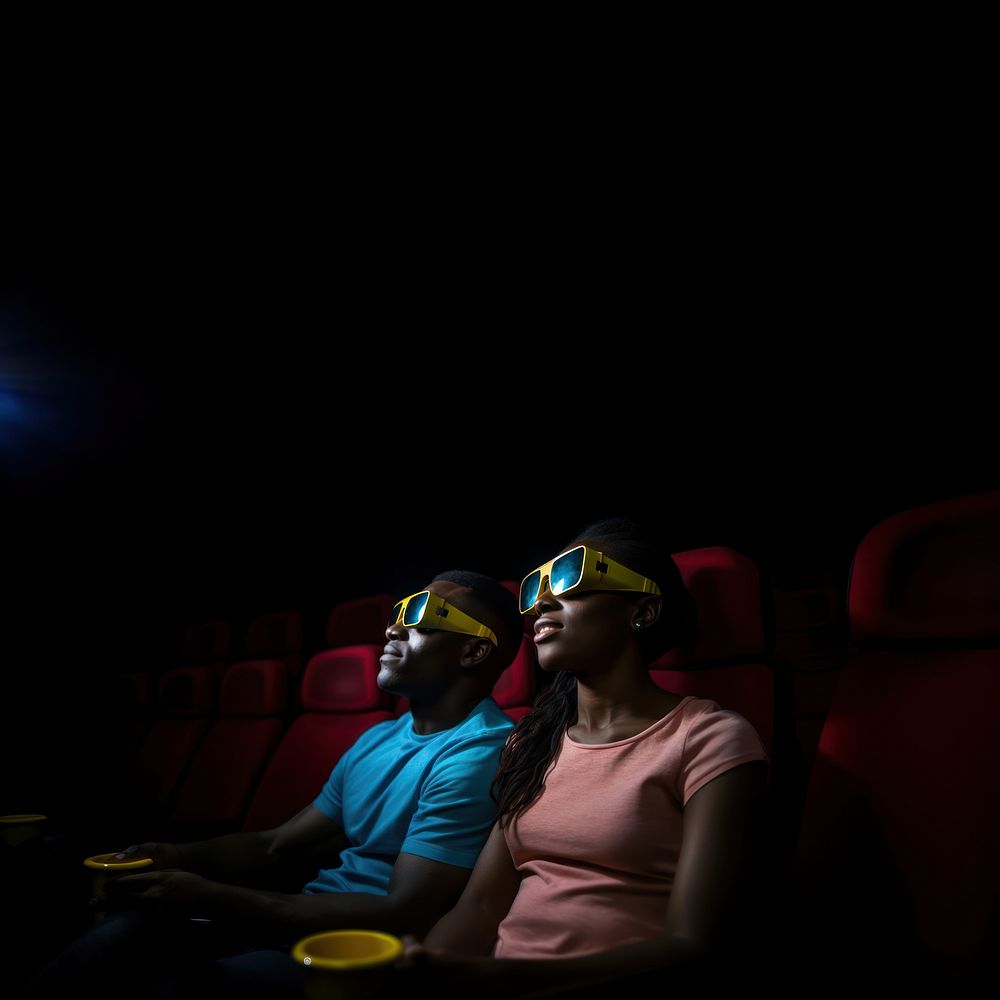 Watching glasses adult togetherness. AI generated Image by rawpixel.