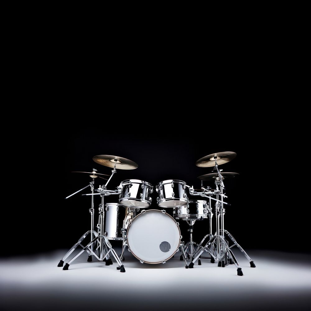 Drum kits drums percussion membranophone. AI generated Image by rawpixel.