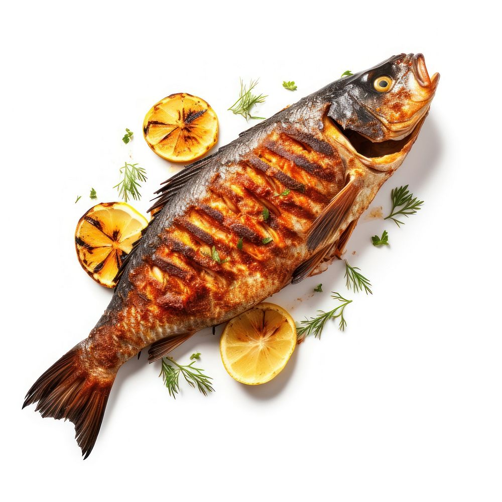 Animal fish freshness barbecue. AI generated Image by rawpixel.
