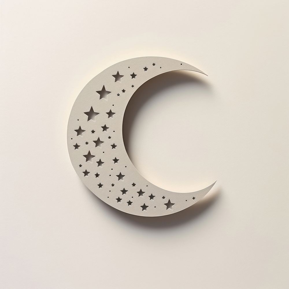 Moon astronomy night crescent. AI generated Image by rawpixel.