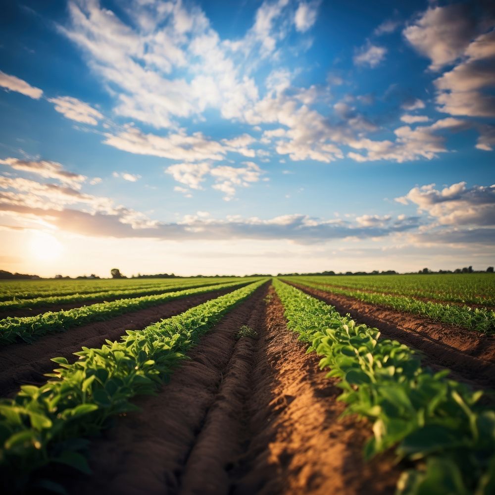 Prime agricultural land agriculture outdoors Free Photo rawpixel