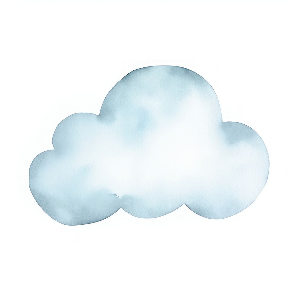 White cloud sky white background cloudscape. AI generated Image by rawpixel.