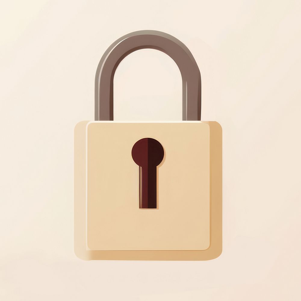 Lock protection security attached. AI generated Image by rawpixel.