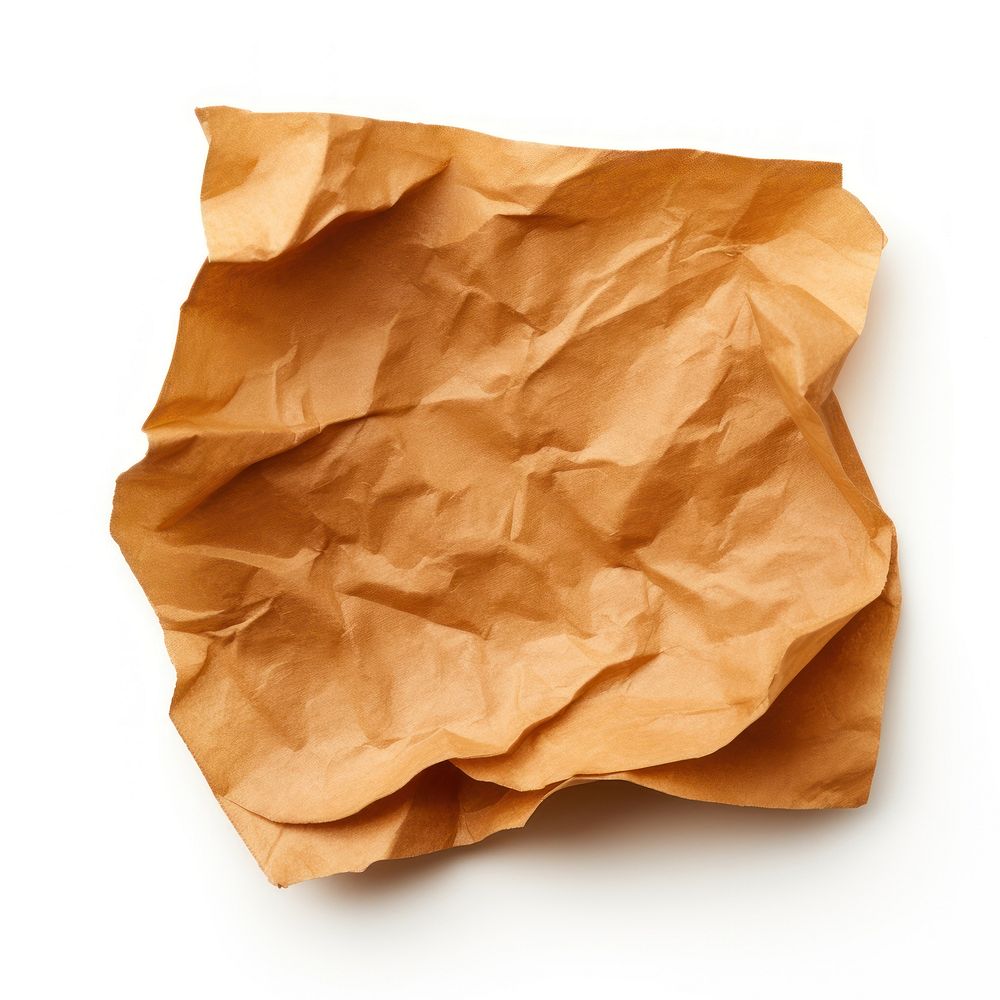 Brown crumpled paper. AI generated Image by rawpixel.