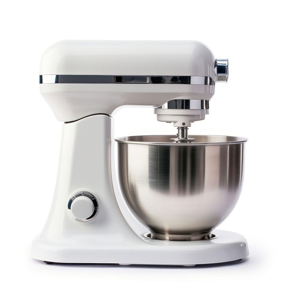 Food mixer white background technology equipment. AI generated Image by rawpixel.