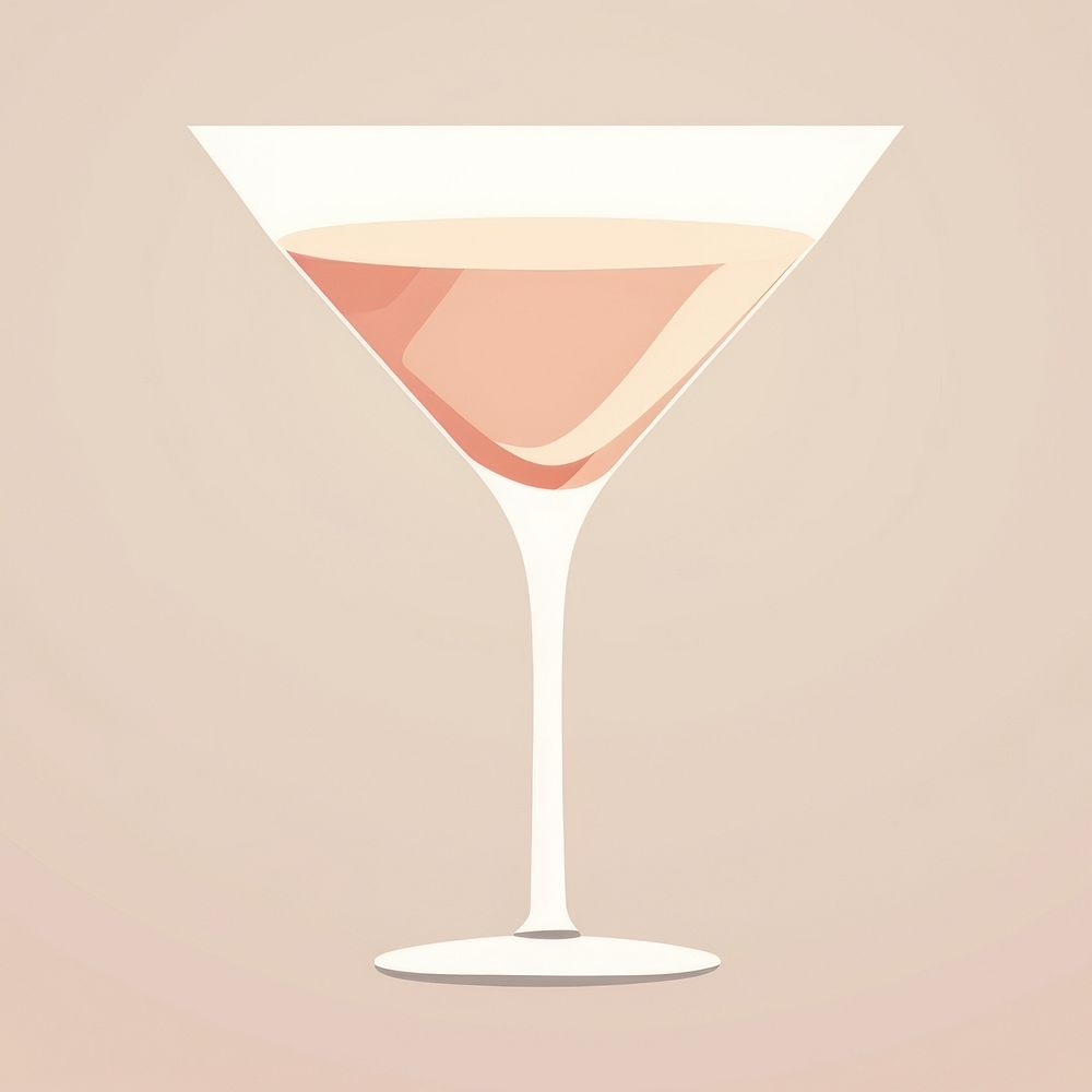 Cocktail glass martini drink cosmopolitan. 