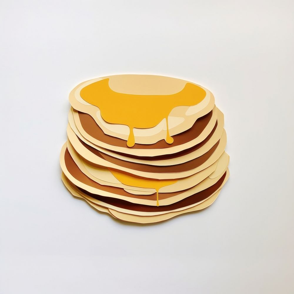 Pancake simplicity circle yellow. AI generated Image by rawpixel.